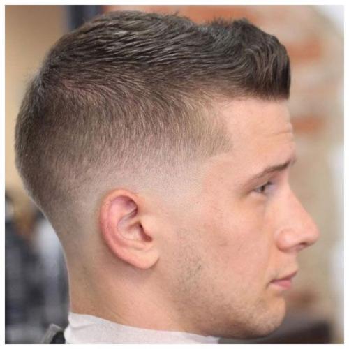 Прическа по бокам налысо. Для коротких волос