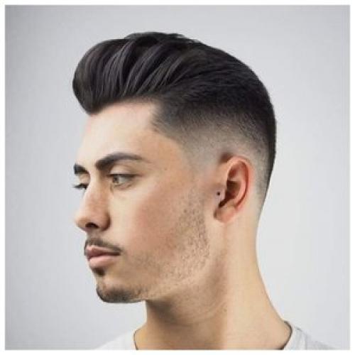 Прическа по бокам налысо. Для коротких волос