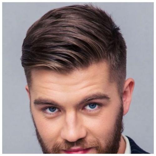 Прическа по бокам налысо. Для коротких волос