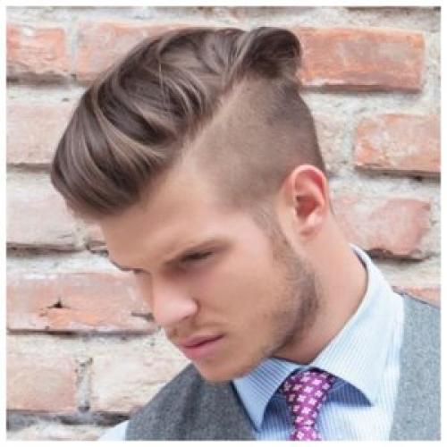 Прическа по бокам налысо. Для коротких волос