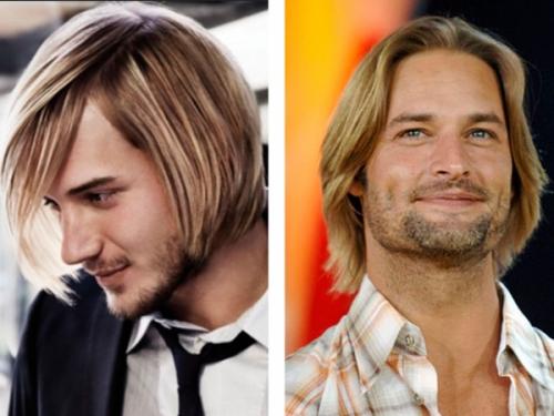 Особенности мужской стрижки каре с выбритыми висками. Мужские стрижки каре — фото модных причесок