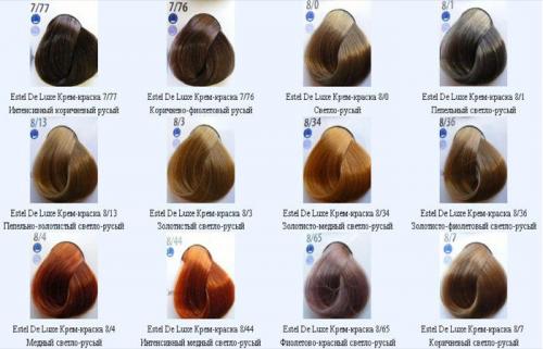 Краска для волос estel deluxe: новый уровень красоты для ваших волос 08