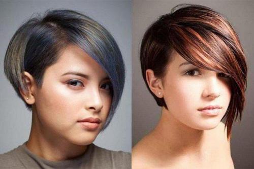 Какая короткая прическа лучше всего подходит для девушки с круглым лицом. Стрижки на короткие волосы для круглого лица: 10 модных идей