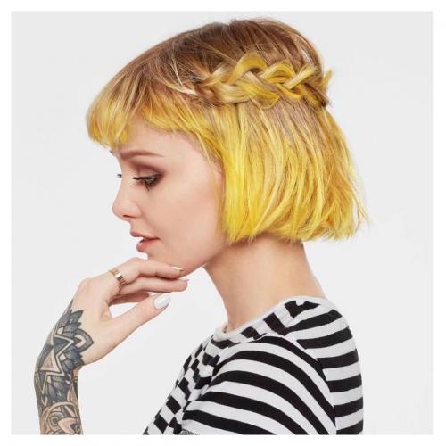 Какие современные технологии окрашивания подходят для коротких волос. Модные техники окрашивания на короткие волосы