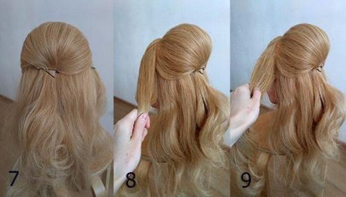 Вечерняя прическа, которая подойдёт для волос практически любой длины. 03 Вечерняя прическа, которая подойдёт для волос практически любой длины. 03