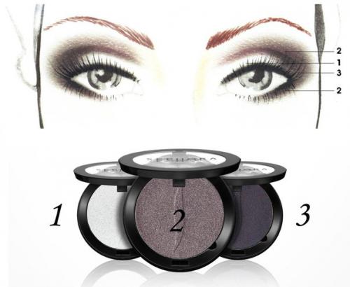 8 схем нанесения вечернего макияжа. 02