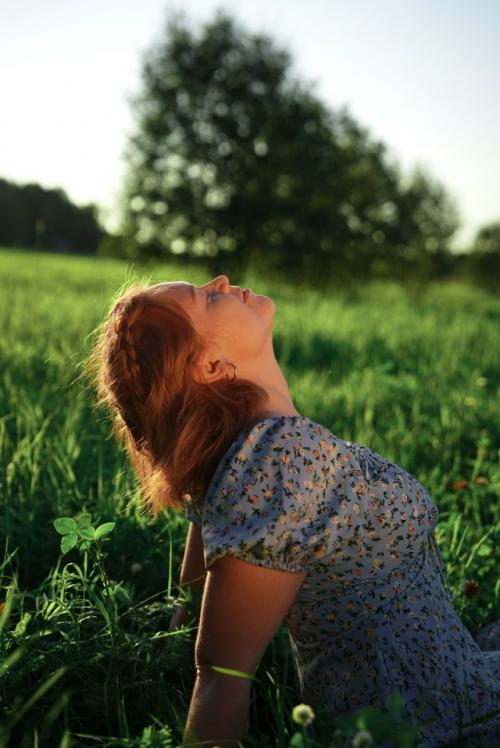 Девочка - лето.  Солнце в веснушках. 02