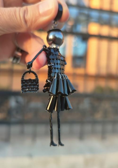 История необыкновенной моно - серьги Модная Девочка. 03 История необыкновенной моно - серьги Модная Девочка. 03