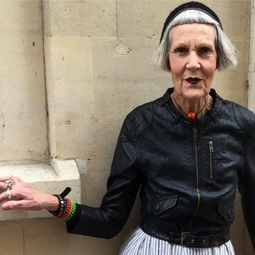 Джин Вудс - 80-летняя модница из британского города бат. 01