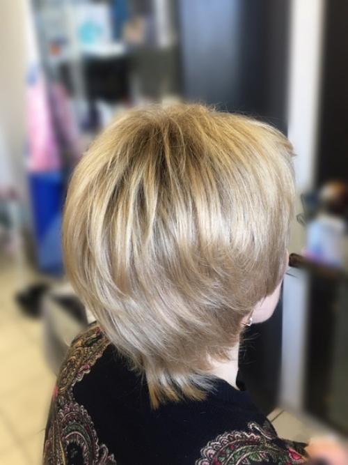 И кто сказал, что на короткие волосы нельзя сделать модное окрашивание! 02