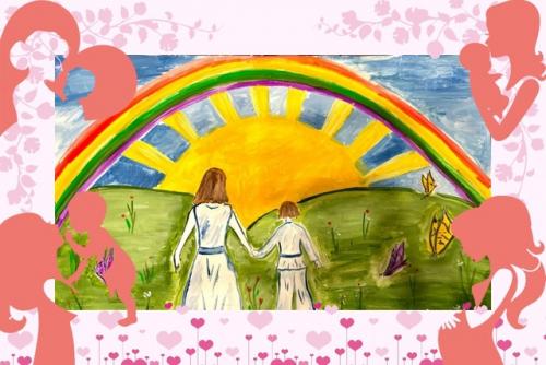 Деньматери рисуютдети жарковскийклуб для каждого ребенка мама - самая красивая и лучшая на земле. 04