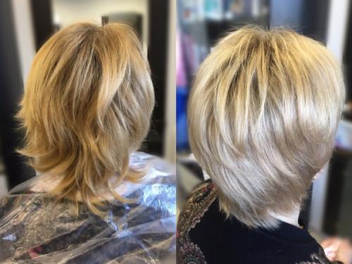 И кто сказал, что на короткие волосы нельзя сделать модное окрашивание! 05