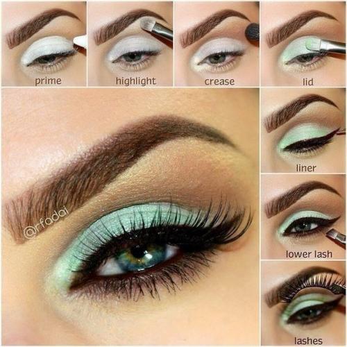 Пошаговые уроки вечернего макияжа глаз? 01