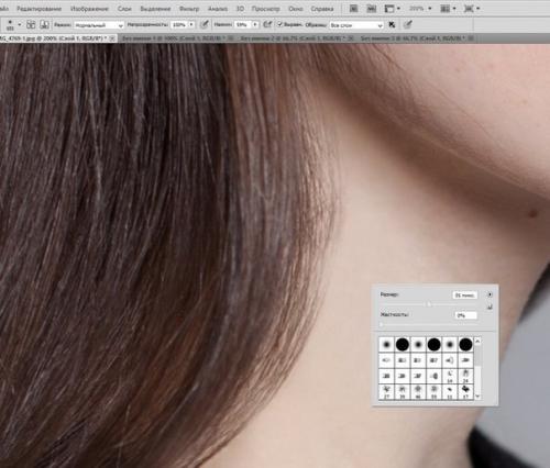 Ретушь волос. Ретушь волос имеет огромное значение в Beauty и Fashion съемке, поскольку каждая деталь должна быть идеальна. 03