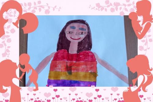 Деньматери рисуютдети жарковскийклуб для каждого ребенка мама - самая красивая и лучшая на земле. 07