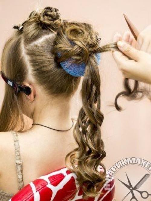 Детская прическа пошагово. 04 Детская прическа пошагово. 04