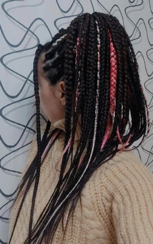 Так выглядит причёска спустя неделю носки. 01