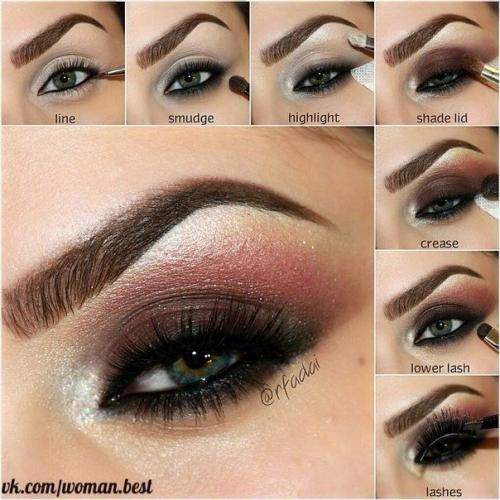 Вечерний макияж.  Лучшие мастер-классы? 06