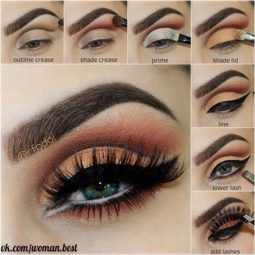 Пошаговые уроки вечернего макияжа глаз? 02