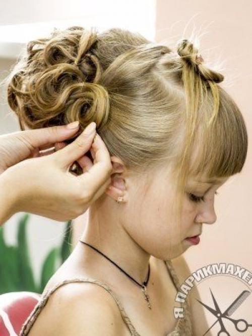 Детская прическа пошагово. 08 Детская прическа пошагово. 08