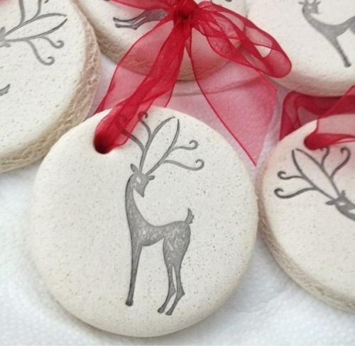 Елочные игрушки из соленого теста? 06