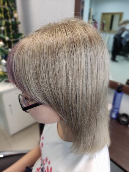 Руфь цветныепряди сложноеокрашивание. 04