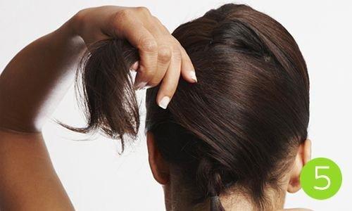 Объемный французский пучок. 04