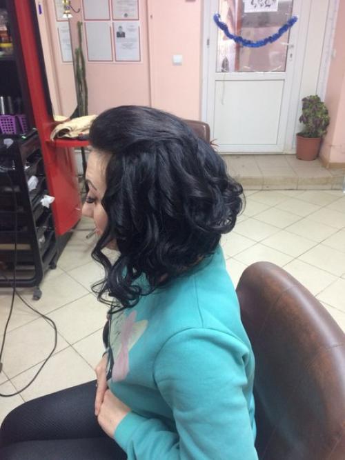 Готовимся к прекрасному вечеру прическа почти. 07