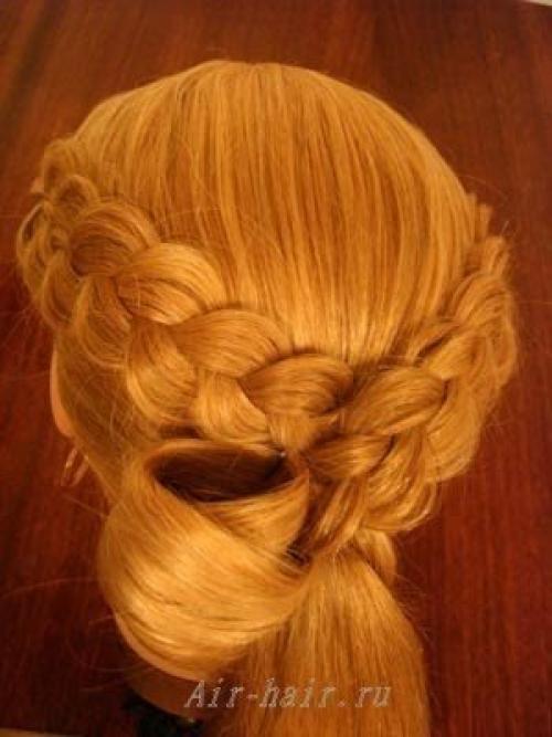 Фото урок прически с цветком. 05 Фото урок прически с цветком. 05