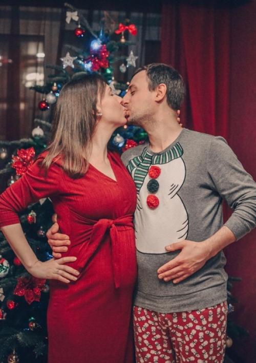 _Наша новогодняя, домашняя, беременная фото - сессия_. 03