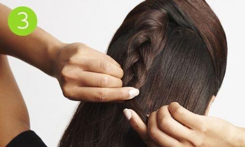 Объемный французский пучок. 02