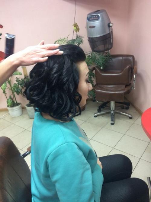 Готовимся к прекрасному вечеру прическа почти. 09