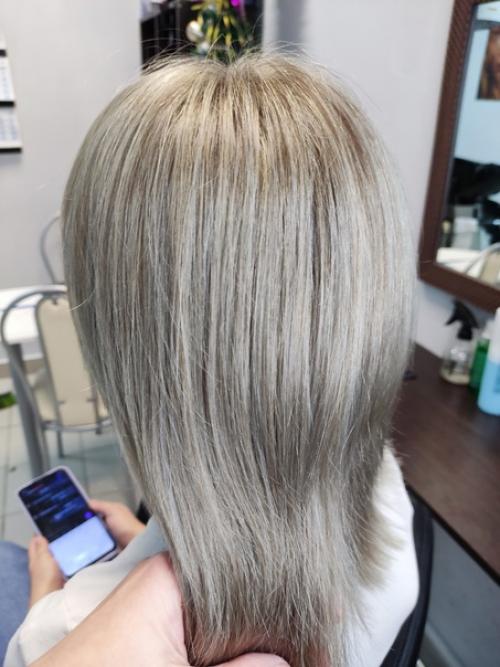 Руфь цветныепряди сложноеокрашивание. 06