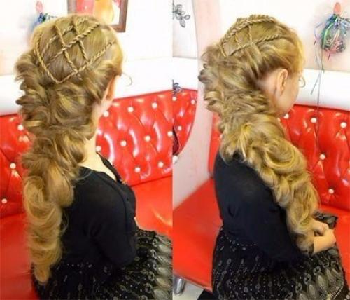 Пушистая прическа на праздник? 05