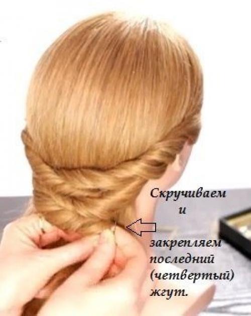 Простая и красивая прическа. 07