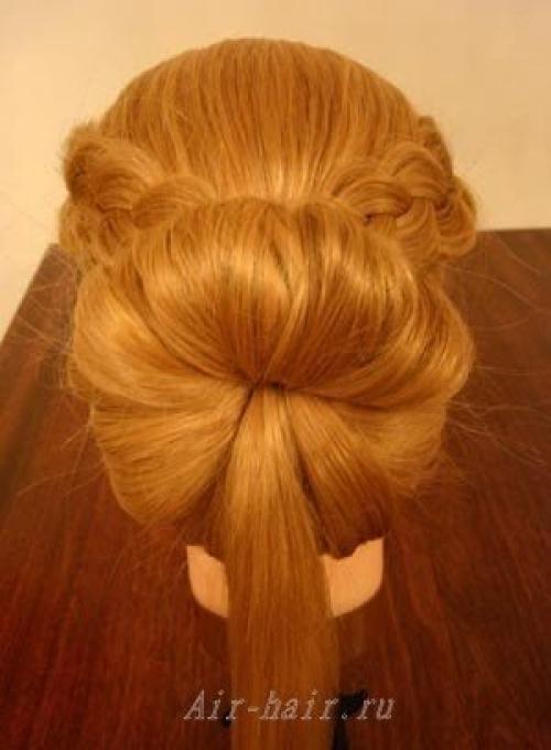 Фото урок прически с цветком. 07 Фото урок прически с цветком. 07