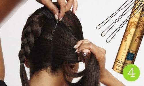 Объемный французский пучок. 03