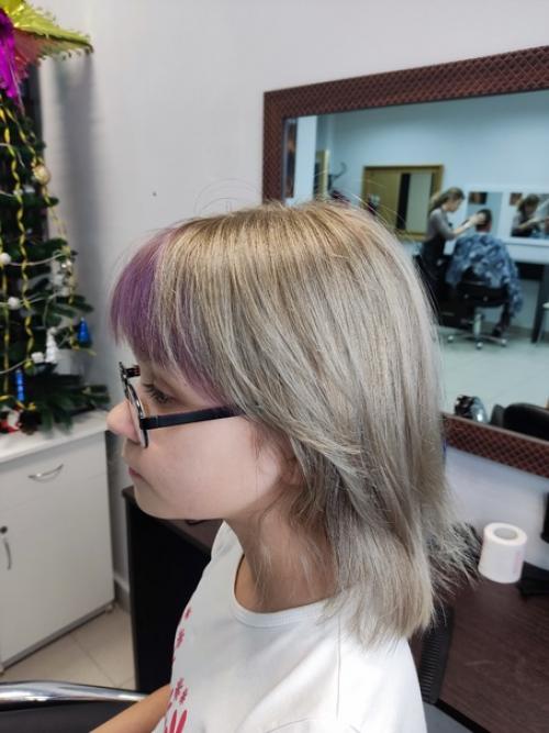 Руфь цветныепряди сложноеокрашивание. 05