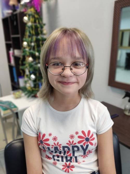 Руфь цветныепряди сложноеокрашивание. 07