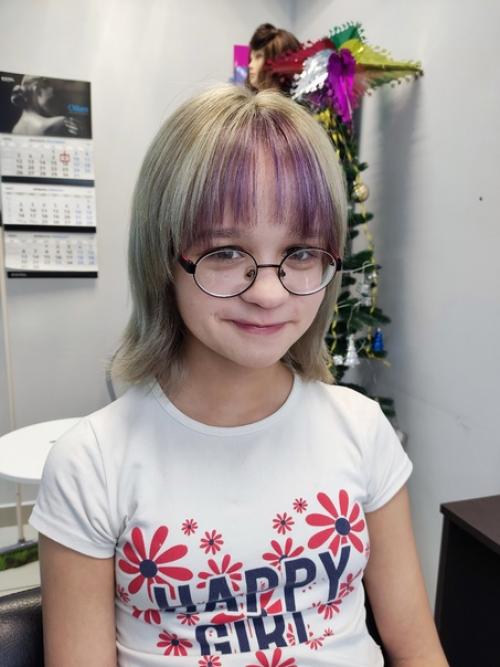 Руфь цветныепряди сложноеокрашивание. 02