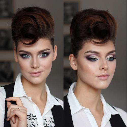 1, 2 и 3 марта нужны модели на макияж прическу. 05