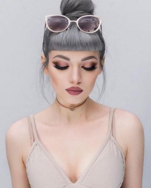 Самые модные челки 2021-2022: лучшие стрижки с челками на фото. 03