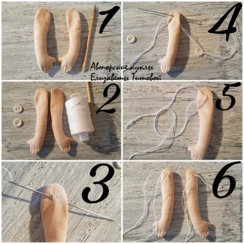 Мк: мы шьем текстильную куклу. 05 Мк: мы шьем текстильную куклу. 05