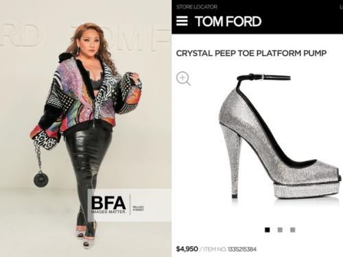 Образ CL на модном показе Tom Ford Aw20 в Лос-анджелесе. 02