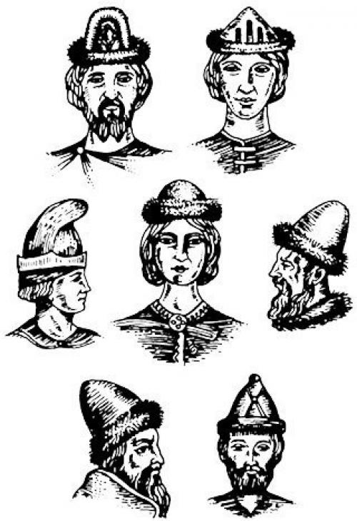 Головной убор древнерусский. Головные уборы на РУСИ.