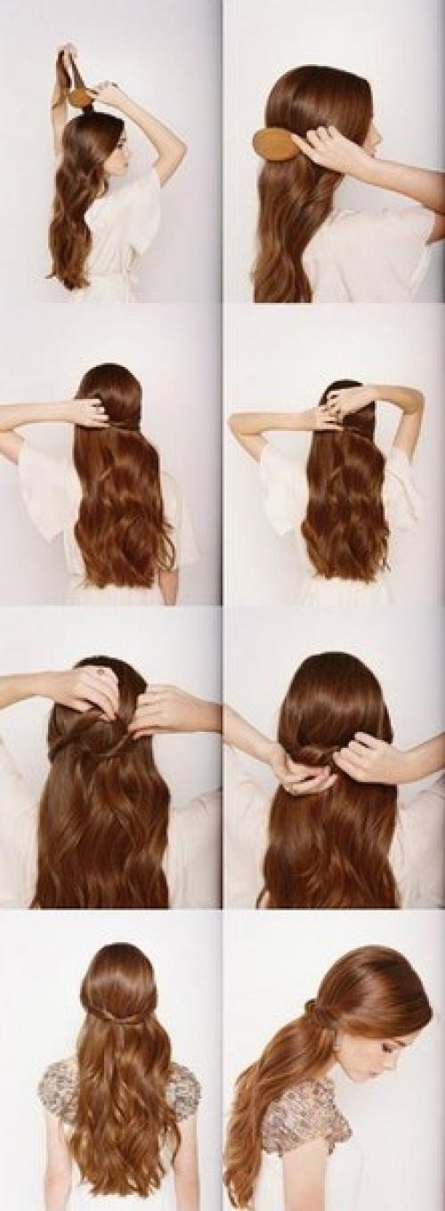 Прически на длинные волосы? 04