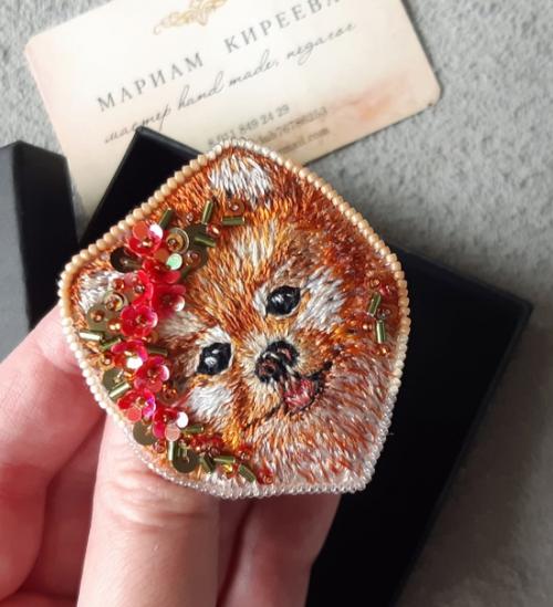 Мои собачули.  Иногда кажется, что я уже с закрытыми глазами вышью этих замечательных йориков, бишонов, шпицов. 08