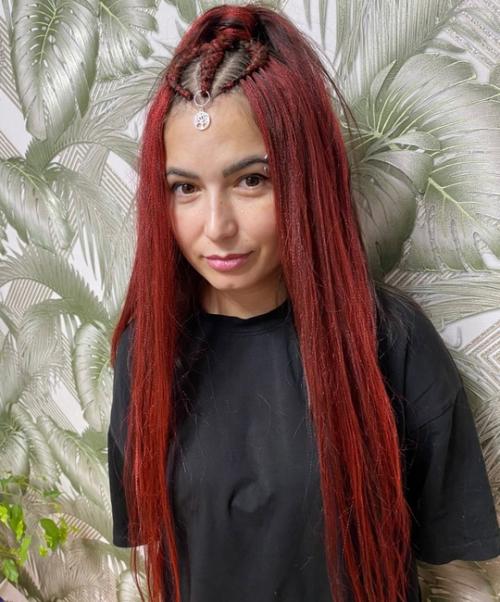 В этом посте хочу рассказать вам о некоторых видах причёсок с косами. 05