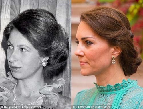 Герцогиня кембриджская кэтрин старается подражать стилю 1970-х принцессы Анны? 09