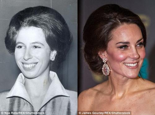 Герцогиня кембриджская кэтрин старается подражать стилю 1970-х принцессы Анны? 01